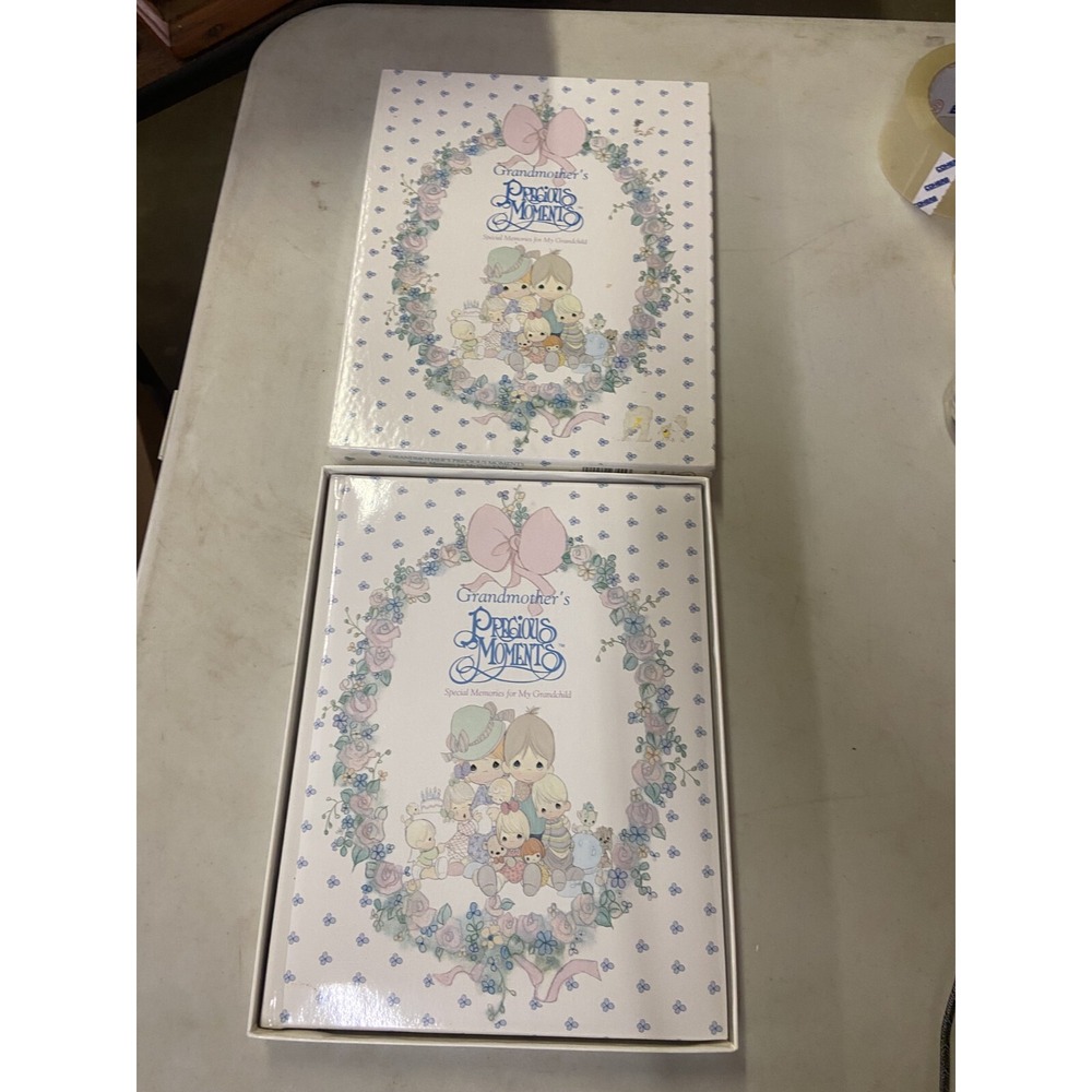 Grandmother's Precious Moments Illustrated Journal Book Vintage New Original Box